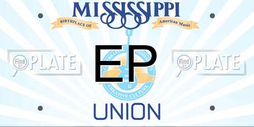 EP Mississippi License Plate