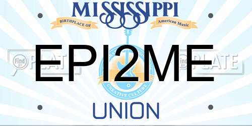 EPI2ME Mississippi License Plate