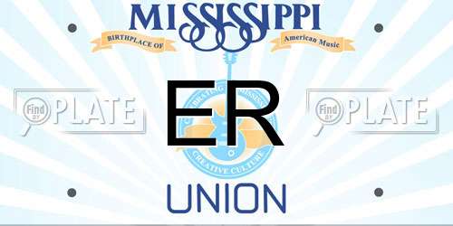 ER Mississippi License Plate