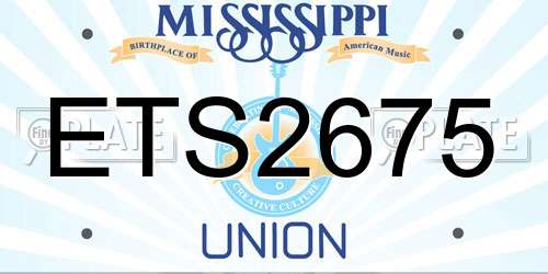 ETS2675 Mississippi License Plate
