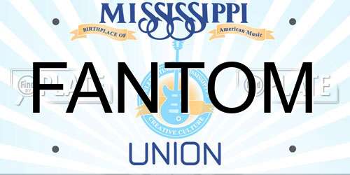 FANTOM Mississippi License Plate
