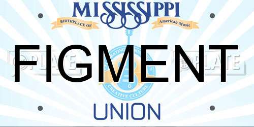 FIGMENT Mississippi License Plate