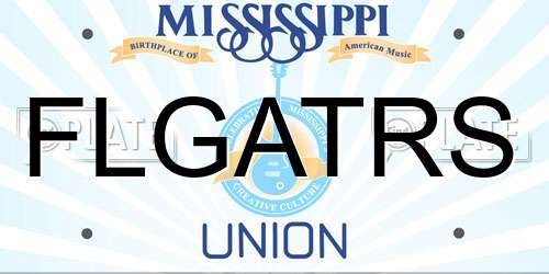FLGATRS Mississippi License Plate