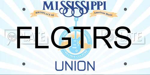 FLGTRS Mississippi License Plate