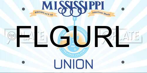 FLGURL Mississippi License Plate