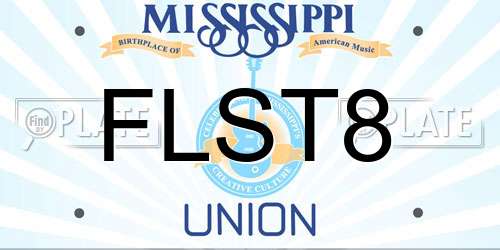 FLST8 Mississippi License Plate