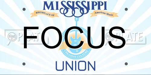 FOCUS Mississippi License Plate