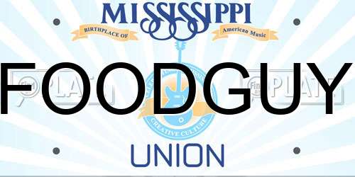 FOODGUY Mississippi License Plate