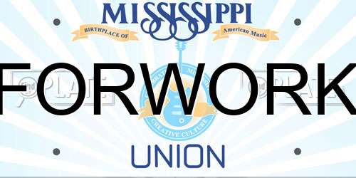 FORWORK Mississippi License Plate