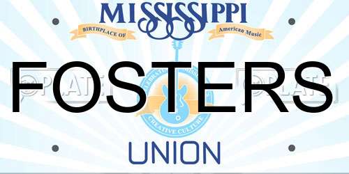 FOSTERS Mississippi License Plate