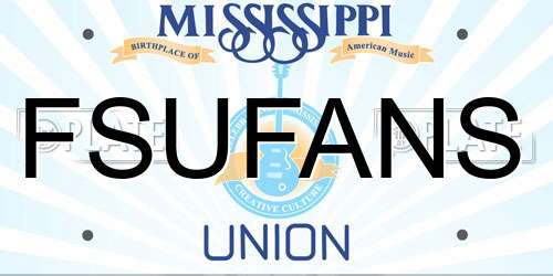 FSUFANS Mississippi License Plate