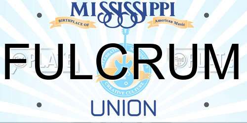 FULCRUM Mississippi License Plate