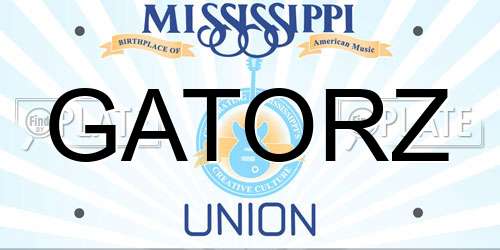 GATORZ Mississippi License Plate