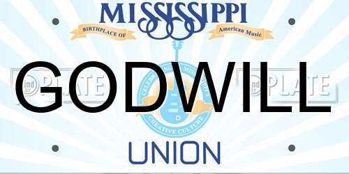 GODWILL Mississippi License Plate