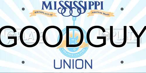 GOODGUY Mississippi License Plate