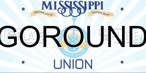 GOROUND Mississippi License Plate