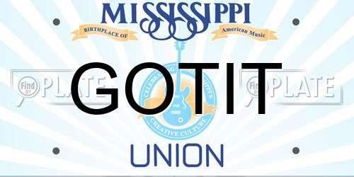 GOTIT Mississippi License Plate