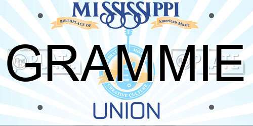 GRAMMIE Mississippi License Plate
