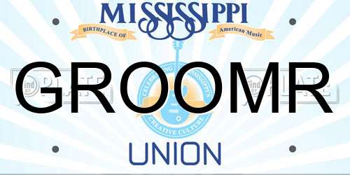 GROOMR Mississippi License Plate