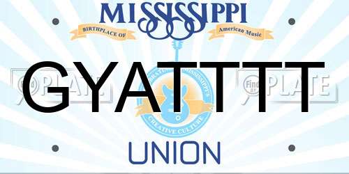 GYATTTT Mississippi License Plate