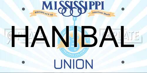 HANIBAL Mississippi License Plate