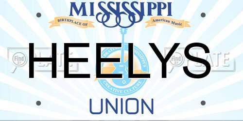HEELYS Mississippi License Plate