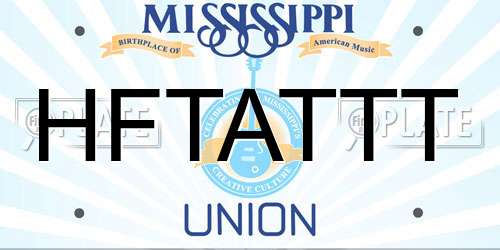 HFTATTT Mississippi License Plate