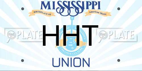 HHT Mississippi License Plate