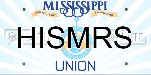 HISMRS Mississippi License Plate
