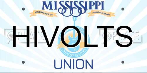 HIVOLTS Mississippi License Plate