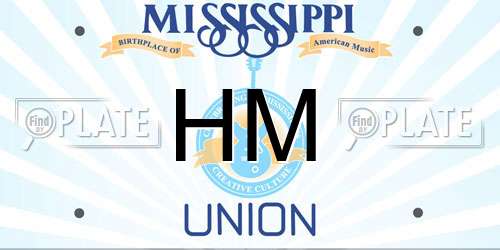 HM Mississippi License Plate
