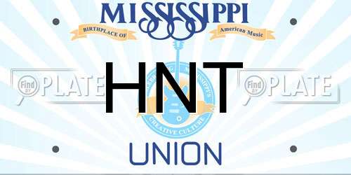 HNT Mississippi License Plate