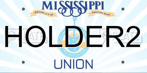 HOLDER2 Mississippi License Plate