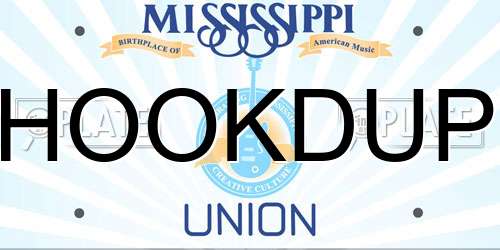 HOOKDUP Mississippi License Plate
