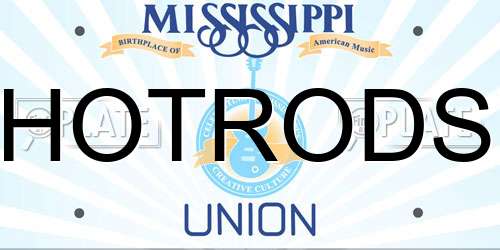 HOTRODS Mississippi License Plate