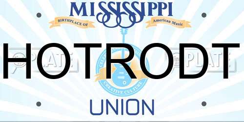 HOTRODT Mississippi License Plate