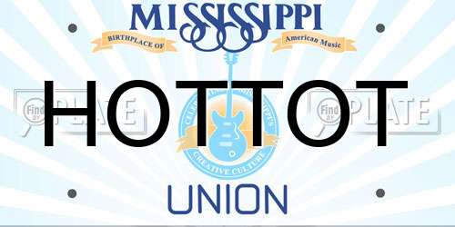 HOTTOT Mississippi License Plate