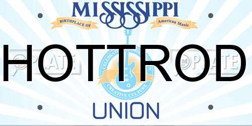 HOTTROD Mississippi License Plate