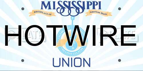HOTWIRE Mississippi License Plate