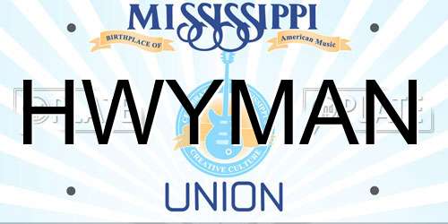 HWYMAN Mississippi License Plate