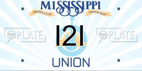 I2I Mississippi License Plate