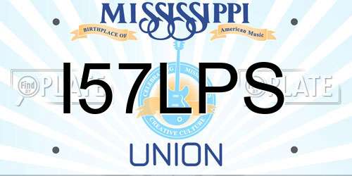 I57LPS Mississippi License Plate