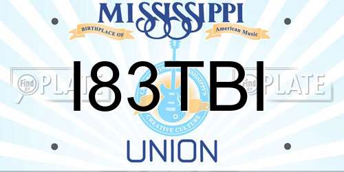 I83TBI Mississippi License Plate