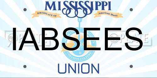 IABSEES Mississippi License Plate