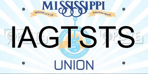 IAGTSTS Mississippi License Plate
