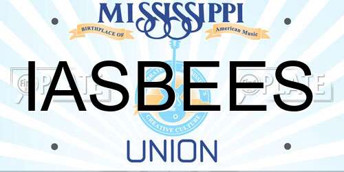 IASBEES Mississippi License Plate