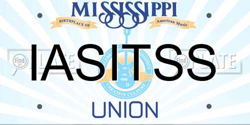 IASITSS Mississippi License Plate