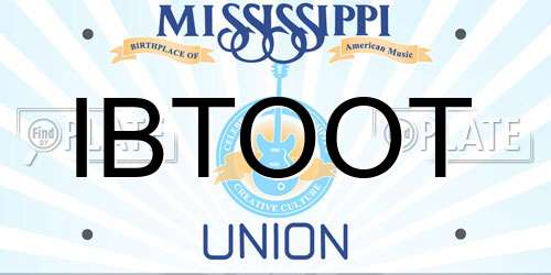 IBTOOT Mississippi License Plate
