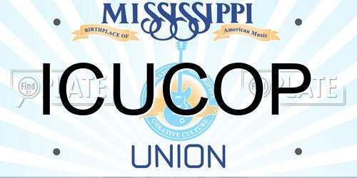ICUCOP Mississippi License Plate
