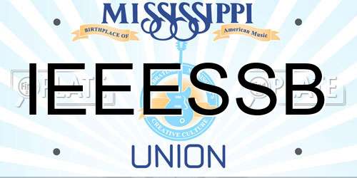 IEEESSB Mississippi License Plate